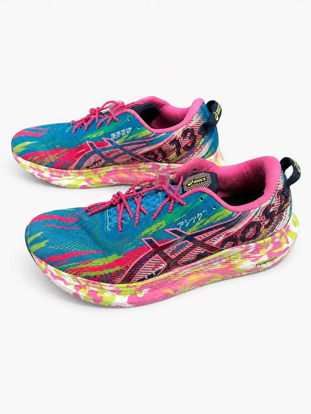ASICS Gel-Noosa Tri 13 Hot Pink Sour Yuzu Multicolor Running Shoes Women’s 10.5